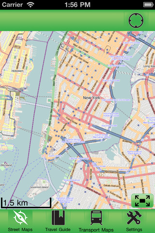 纽约市(美国)离线街道地图