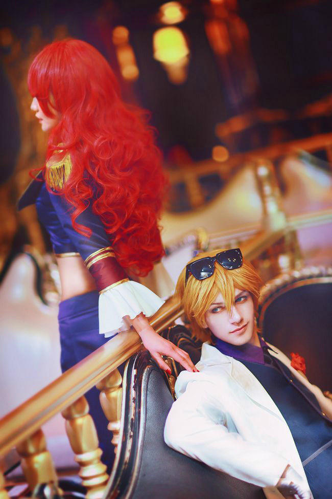 lol光执事伊泽cos:乌克兰帅哥的完美演绎