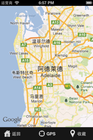 阿德莱德自由行地图